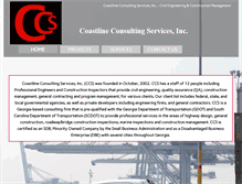 Tablet Screenshot of coastline-consulting.com